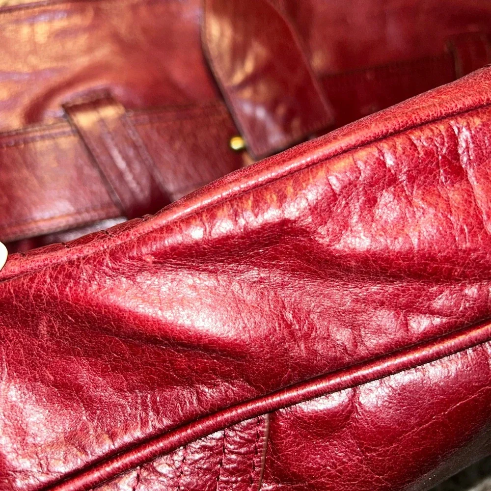 EUC VICTOR Alfaro Leather Handbag